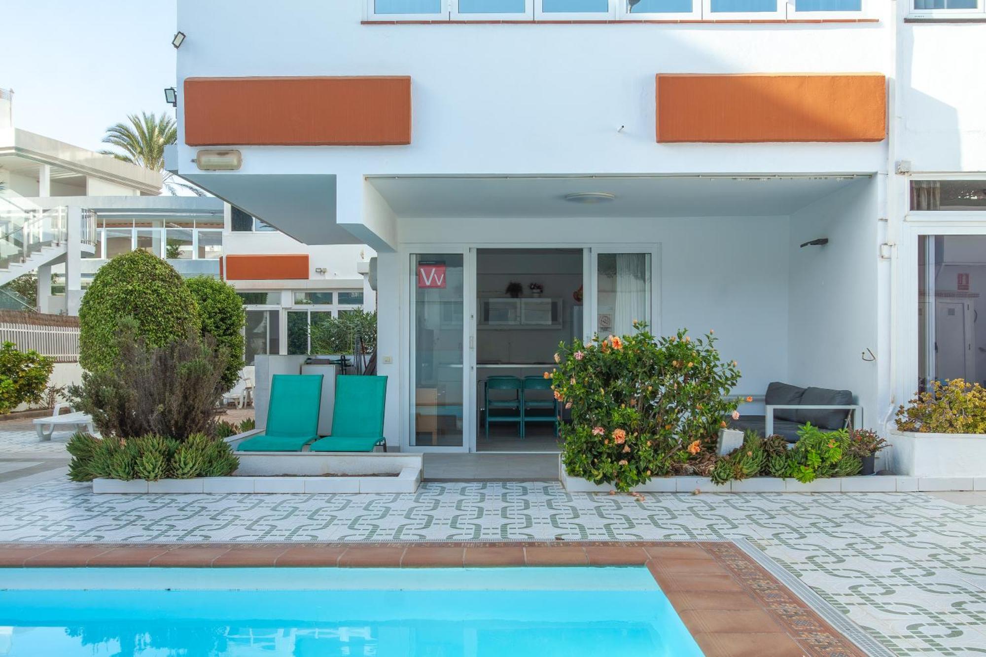 Apartamento Con Terraza Y Piscina En Playa Del Ing Playa del Inglés Exterior foto