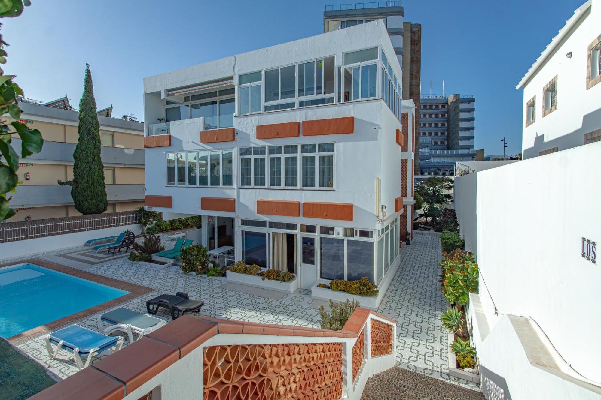 Apartamento Con Terraza Y Piscina En Playa Del Ing Playa del Inglés Exterior foto