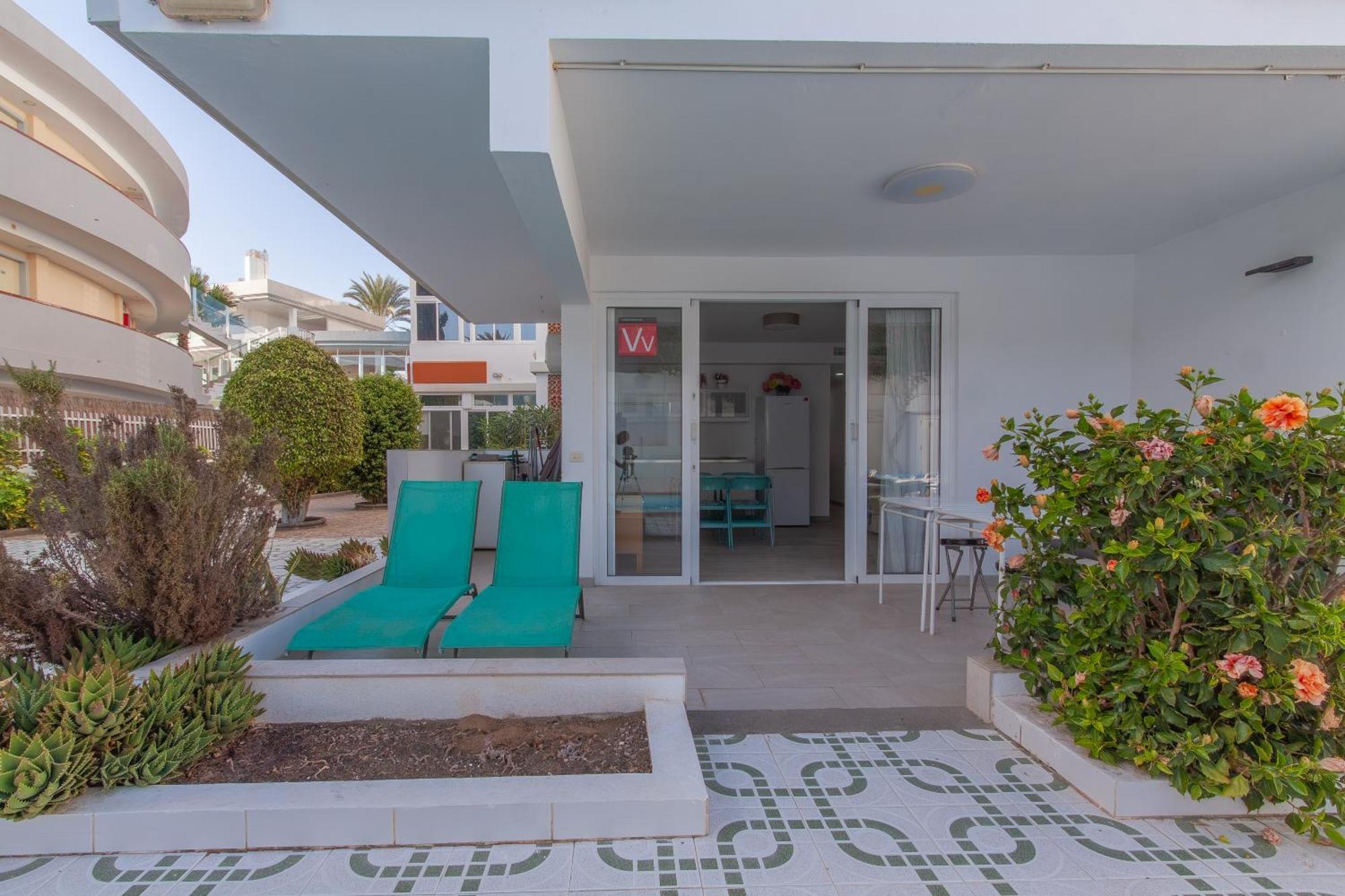 Apartamento Con Terraza Y Piscina En Playa Del Ing Playa del Inglés Exterior foto
