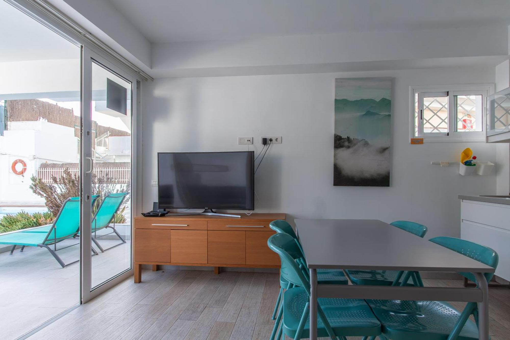 Apartamento Con Terraza Y Piscina En Playa Del Ing Playa del Inglés Exterior foto