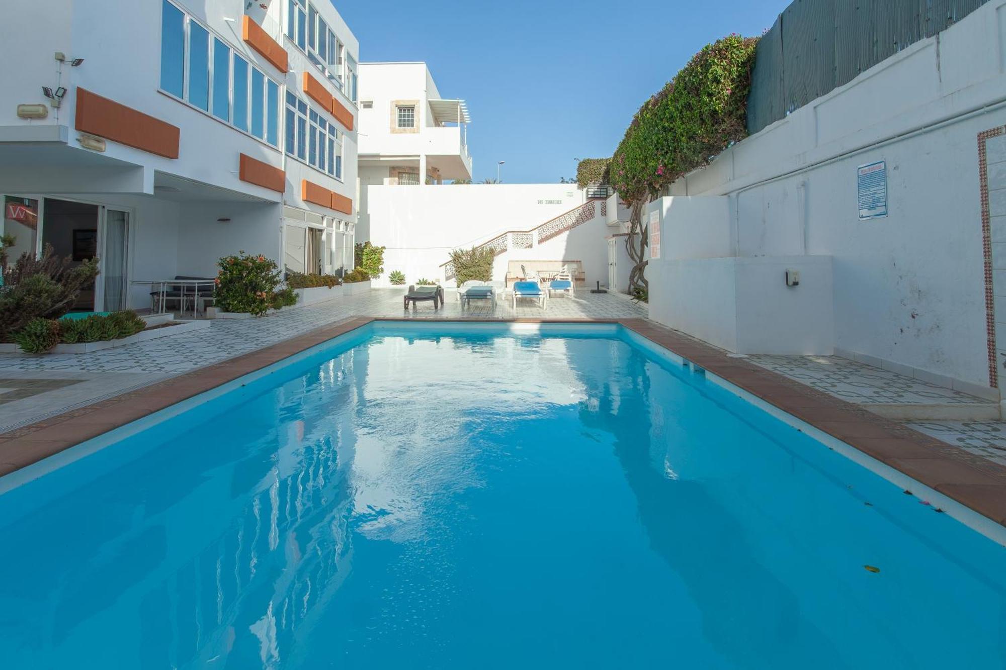 Apartamento Con Terraza Y Piscina En Playa Del Ing Playa del Inglés Exterior foto