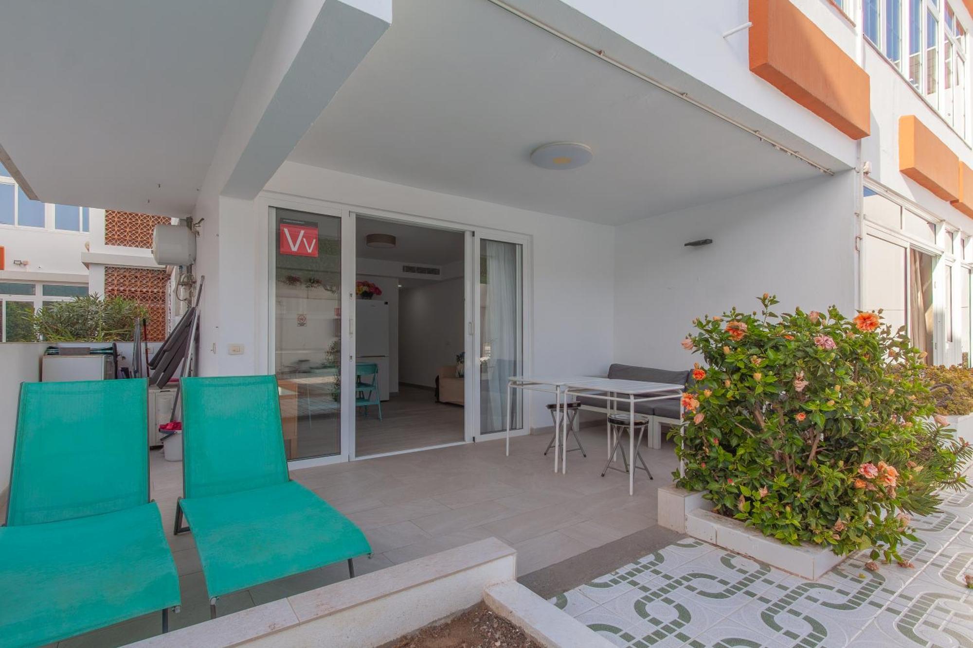 Apartamento Con Terraza Y Piscina En Playa Del Ing Playa del Inglés Exterior foto