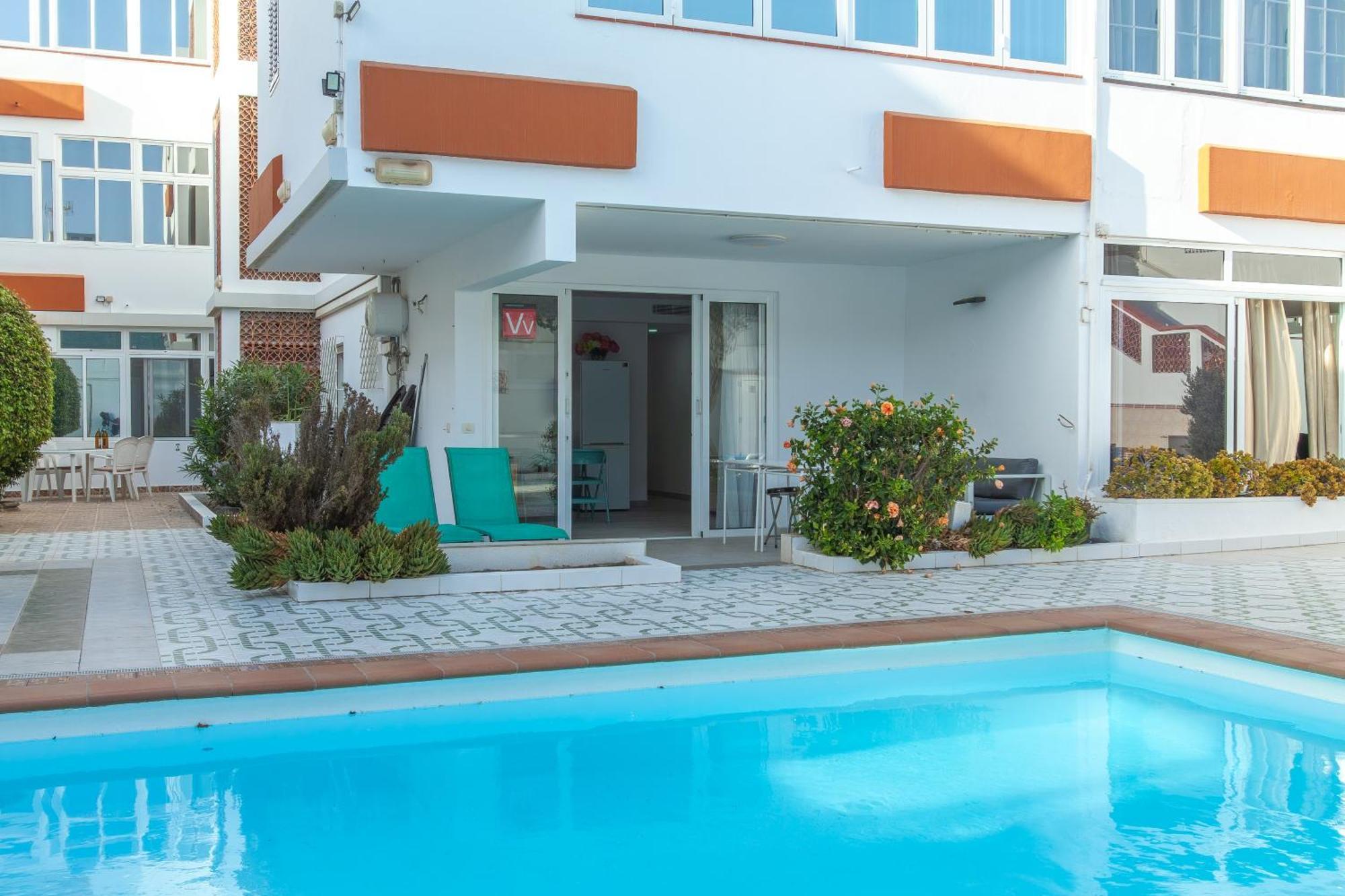 Apartamento Con Terraza Y Piscina En Playa Del Ing Playa del Inglés Exterior foto